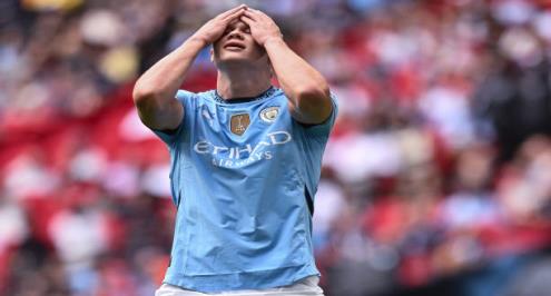 هالاند الخجول.. 7 نهائيات دون أهداف مع مانشستر سيتي 